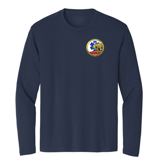 OFFICIAL - DMAT Dri-Fit Long Sleeve Crewneck - Navy