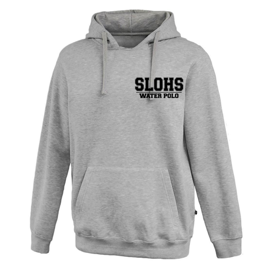 SLO Polo Tiger Rugger Cut Neck Hoodie - Grey Heather
