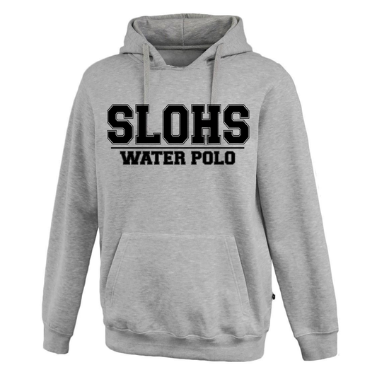 SLOHS Water Polo Rugger Cut Neck Hoodie - Grey Heather