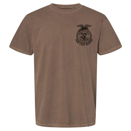 SLO FFA Unisex Garment-Dyed Heavyweight T-Shirt - Espresso