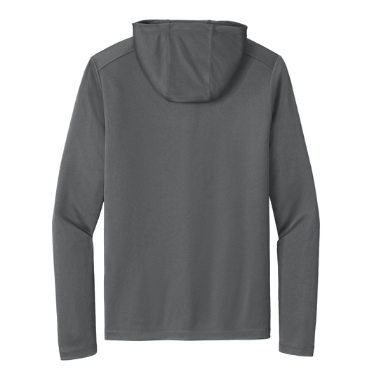 YOUTH Dri-Fit CVP Long sleeve Performance Hoodie Yellow/White Logo - Smoke Grey