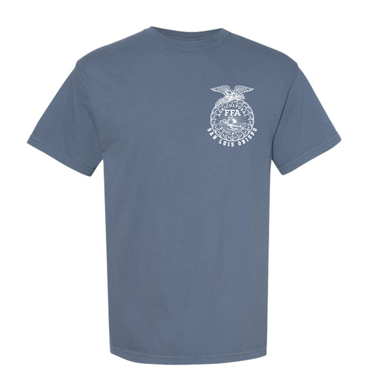SLO FFA Unisex Garment-Dyed Heavyweight T-Shirt - Blue Jean