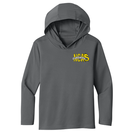 YOUTH 50 UPF NCA Dri Fit Performance Hoodie - Iron Grey