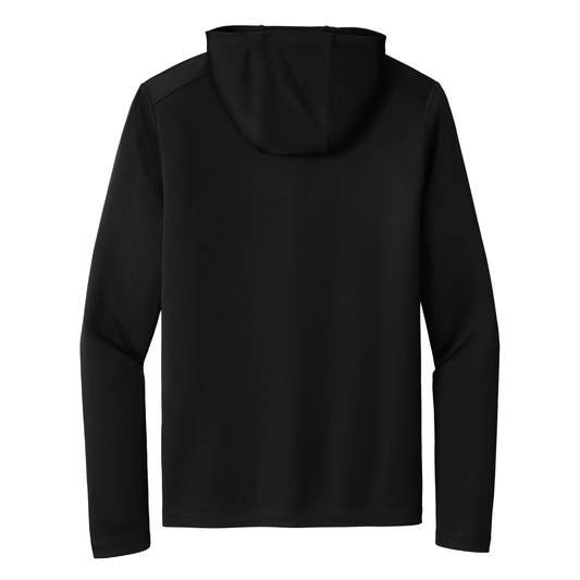 Dri-Fit UPF 50 CVP Long Sleeve Performance Hoodie Yellow/White Logo - Black