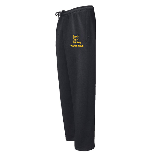S.L. Water Polo Open Bottom Super 10 Sweatpants - Black