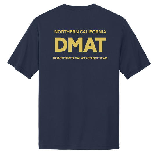 OFFICIAL - DMAT Nor Cal Dri-Fit Tee - Navy