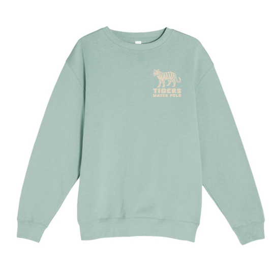 SLO High Girls Water Polo Tiger Jungle Crewneck - Seafoam