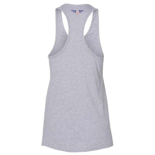 Women's Flight Academy Volleyball Jersey Racerback Tank - Athletic Heather
