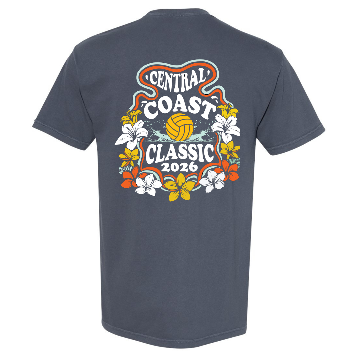 2026 C.C. Classic Water Polo  Garment Dyed Tee - Denim