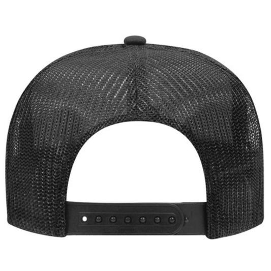 SLO FFA Leather Patch Foam Trucker - Charcoal