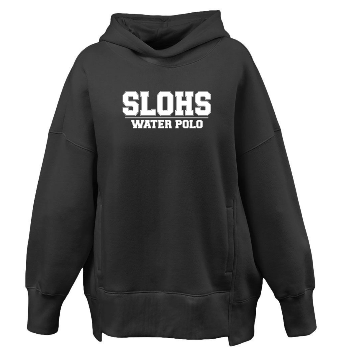 Women's Oversize Hoodie SLOHS Water Polo - Black