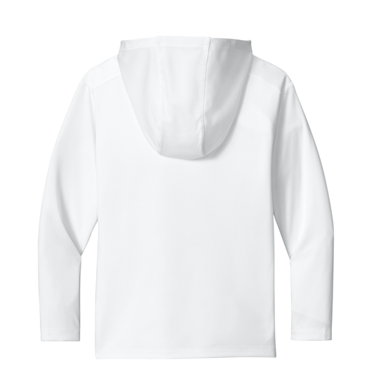 YOUTH 50 UPF NCA Dri Fit Performance Hoodie - White