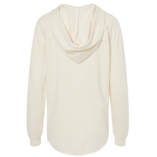 SLO Polo Girls Polo Tiger Sunset Wave Wash Hooded Sweatshirt - Bone