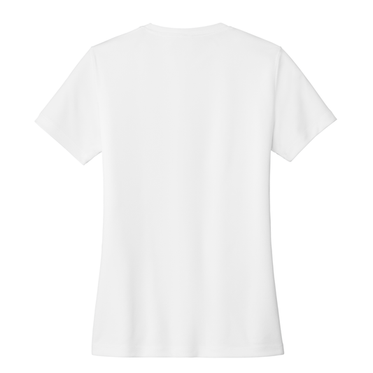 Women's Dri-Fit CVP Tee Black Logo - White