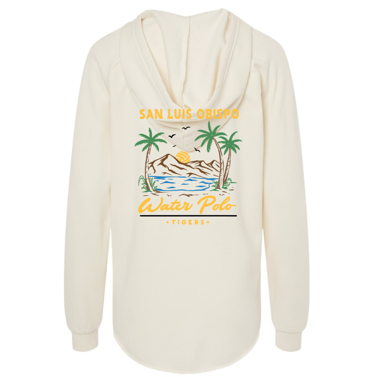 SLO Polo Polo Paradise Wave Wash Hooded Sweatshirt - Bone