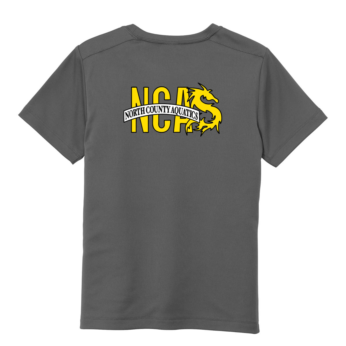 YOUTH UPF 50 NCA Performance Tee - Dark Smoke Grey
