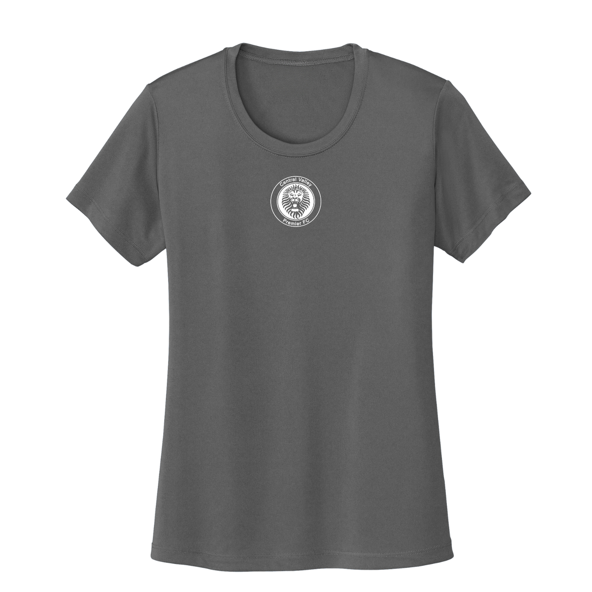 Women's Dri-Fit CVP Tee White Logo - Iron Grey