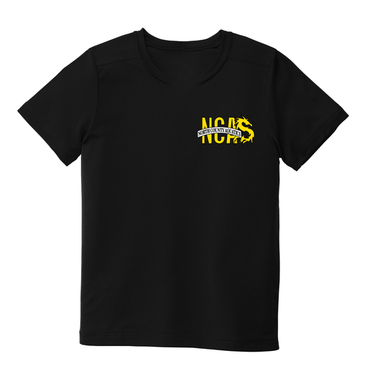 YOUTH UPF 50 NCA Performance Tee - Black