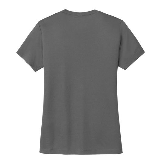Women's Dri-Fit CVP Tee White Logo - Iron Grey