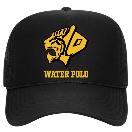 SLO Tiger Head Water Polo Foam Trucker - Black