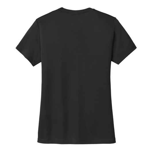 Women's Dri-Fit CVP Tee White Logo - Black