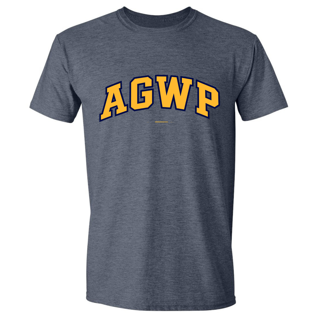 AGWP Logo Tee - Heather Navy