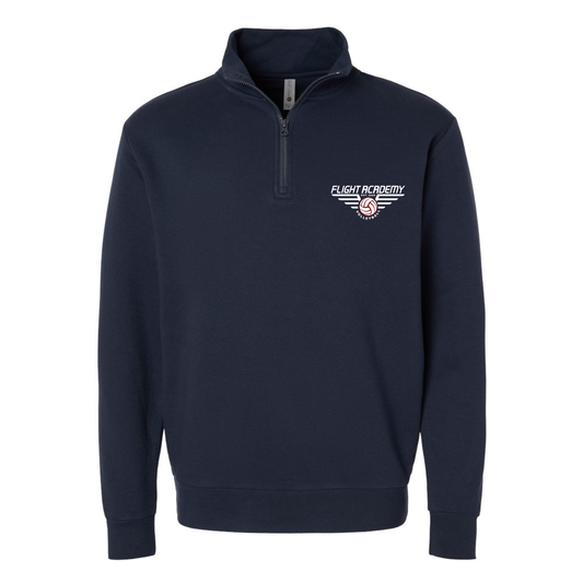 Unisex Flight Academy Fleece 1/4 Zip Pullover - Navy
