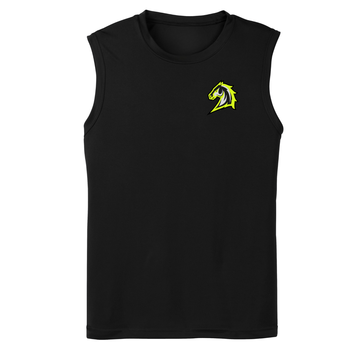 Mustang Baseball Dri Fit Sleeveless Tank - Black