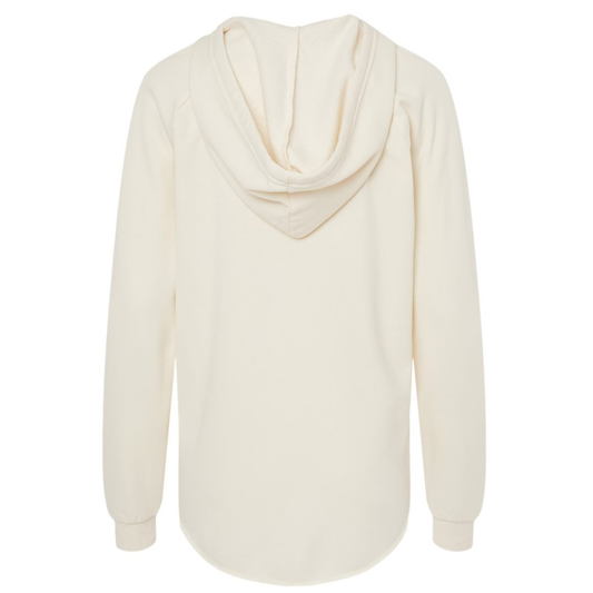 Paseo Aquatics Women's Wave Wash Hooded Sweatshirt - Bone