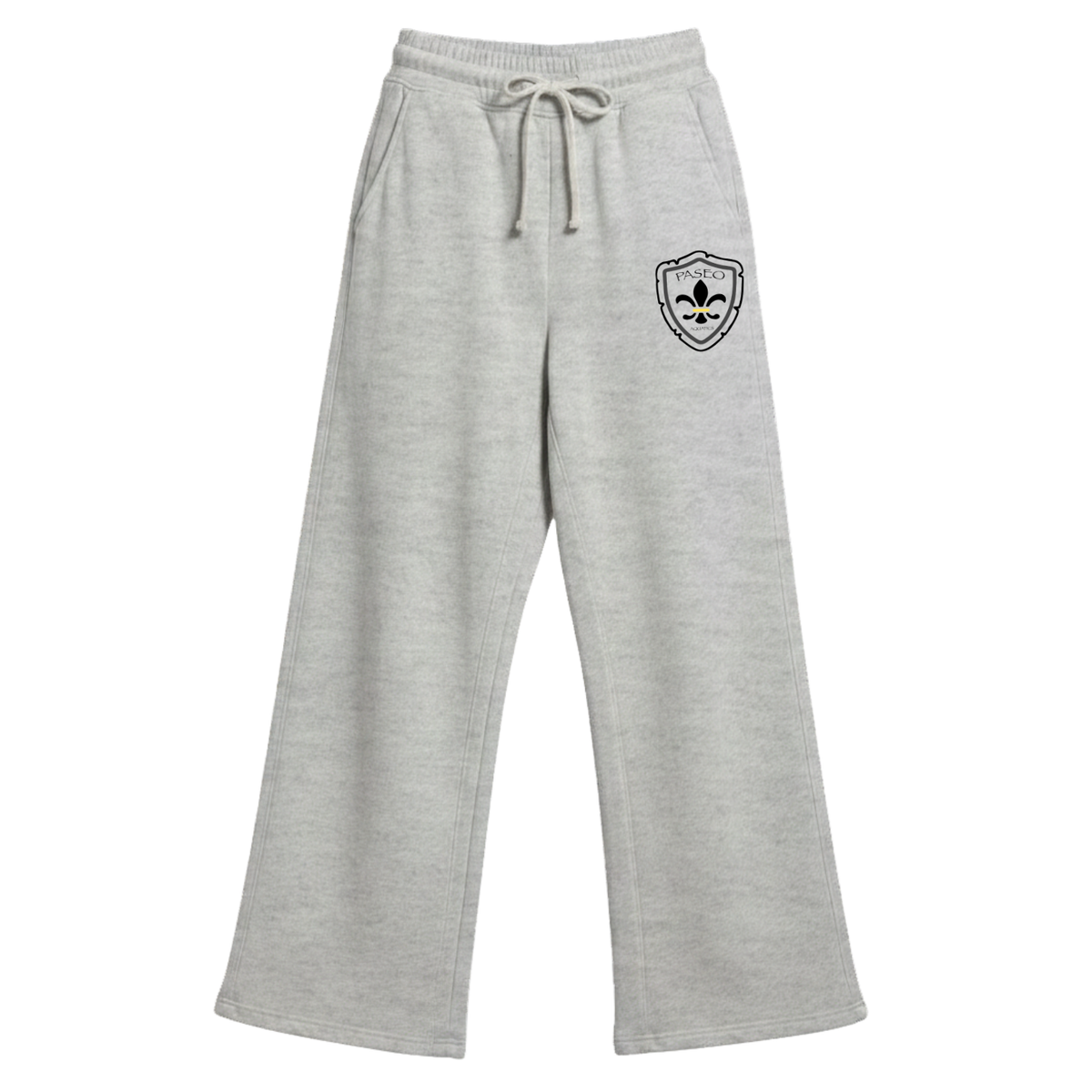 Women's Paseo Aquatics Fleece Wide Leg Pant - Heather Grey