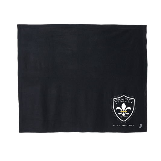 Paseo Aquatics Heavy Blend Fleece Stadium Blanket - Black