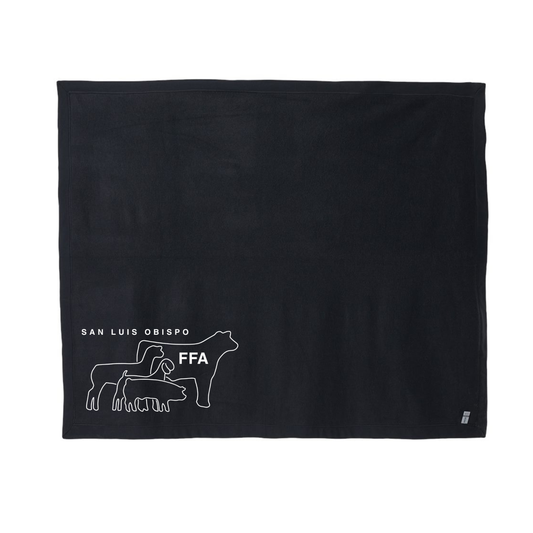 SLO FFA Heavy Blend Fleece Stadium Blanket - Black