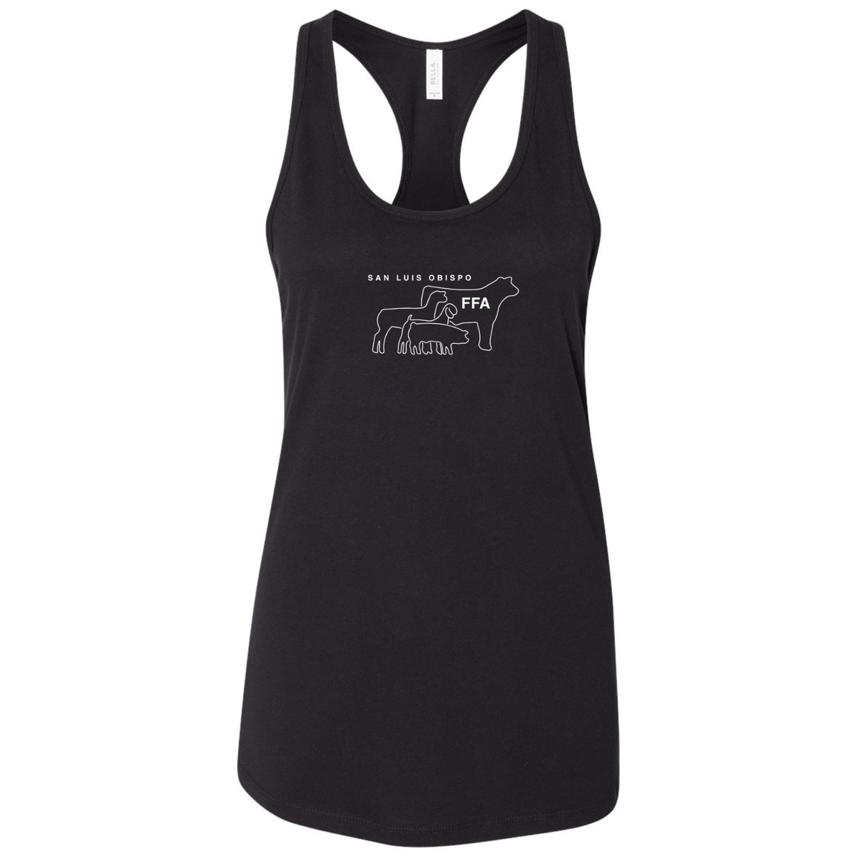 Women's SLO FFA Racerback Tank - Black