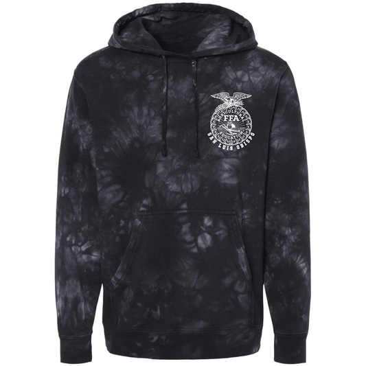 SLO High FFA Independent Tie Dye Hoodie - Black