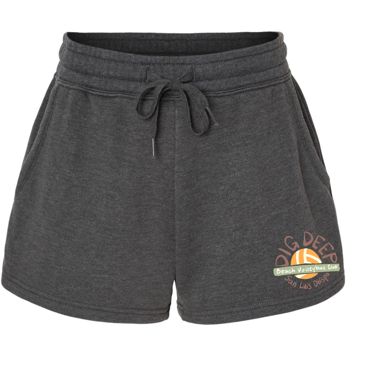 Dig Deep Women's Fleece Shorts - Shadow